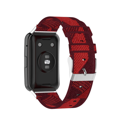 Braided Woven Nylon Watchband Strap Replacement for Huawei Watch Fit