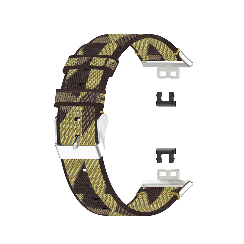 Braided Woven Nylon Watchband Strap Replacement for Huawei Watch Fit