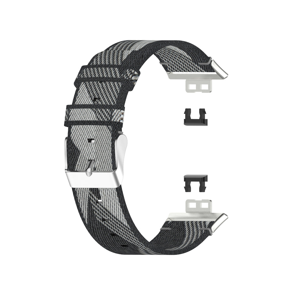 Braided Woven Nylon Watchband Strap Replacement for Huawei Watch Fit