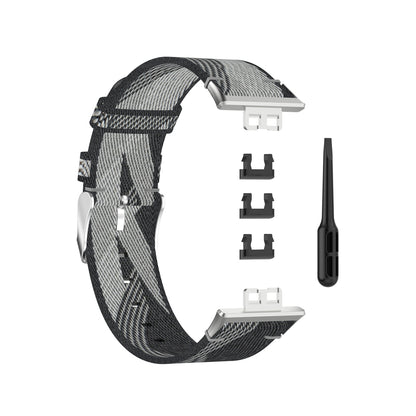 Braided Woven Nylon Watchband Strap Replacement for Huawei Watch Fit