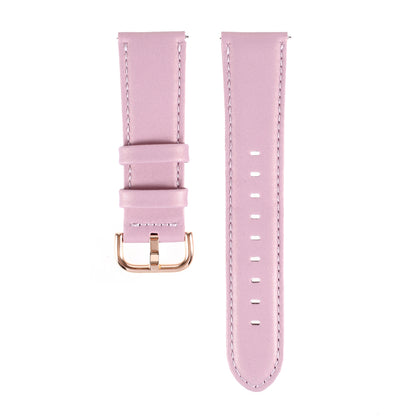 20mm Solid Color PU Leather Watch Band for Samsung Galaxy Watch 42mm Watch Strap Replacement
