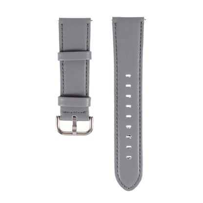 20mm Solid Color PU Leather Watch Band for Samsung Galaxy Watch 42mm Watch Strap Replacement