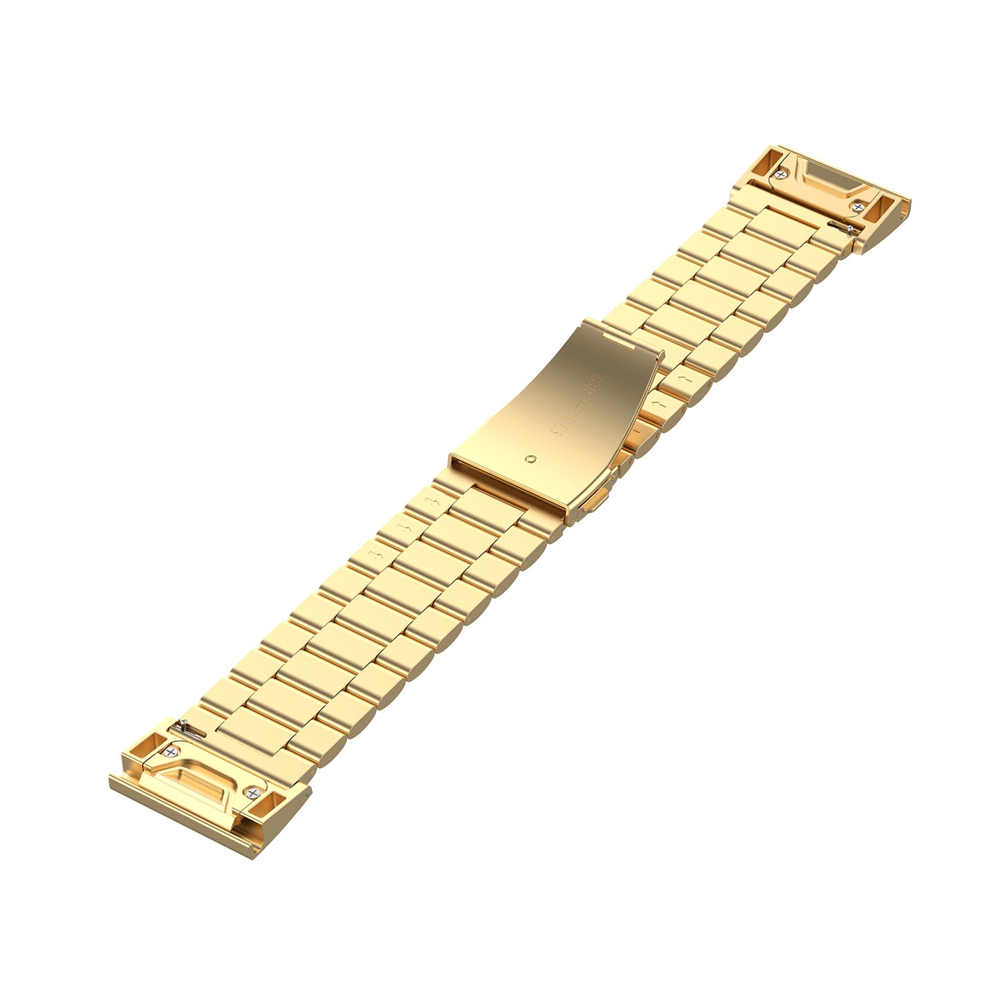 20mm Three Beads Stainless Steel Watch Band Replacement Watch Strap for Garmin Fenix 6S