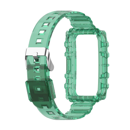 Transparent TPU Integrated Smart Watch Band Wrist Strap Frame for Huawei Watch Fit / Fit 2 / Fit New, One Size