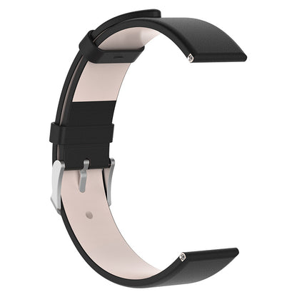 20mm Genuine Leather Smart Watch Band Replacement Wrist Strap with Tool for Samsung Galaxy Watch 4 40mm/Galaxy Watch 4 Classic 42mm