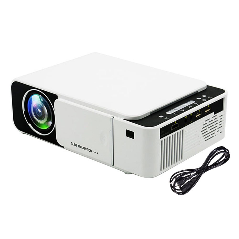 T5 Upgrade HD 1080P LED Video Projector Remote Control Office Home Theatre Device (CE Certificated)
