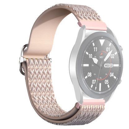 22mm Universal Elastic Rhombus Nylon Watch Straps Watch Band Replacement for Samsung Galaxy Watch3 45mm/Gear S3 Classic/Gear S3 Frontier/Xiaomi Haylou RS3 LS04
