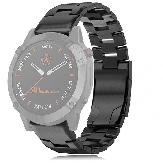 26mm Titanium Metal Quick Release Easy Fit Watch Band Replacement Strap for Garmin Fenix 6X / Fenix 3 / Fenix 3 HR / Fenix 5X
