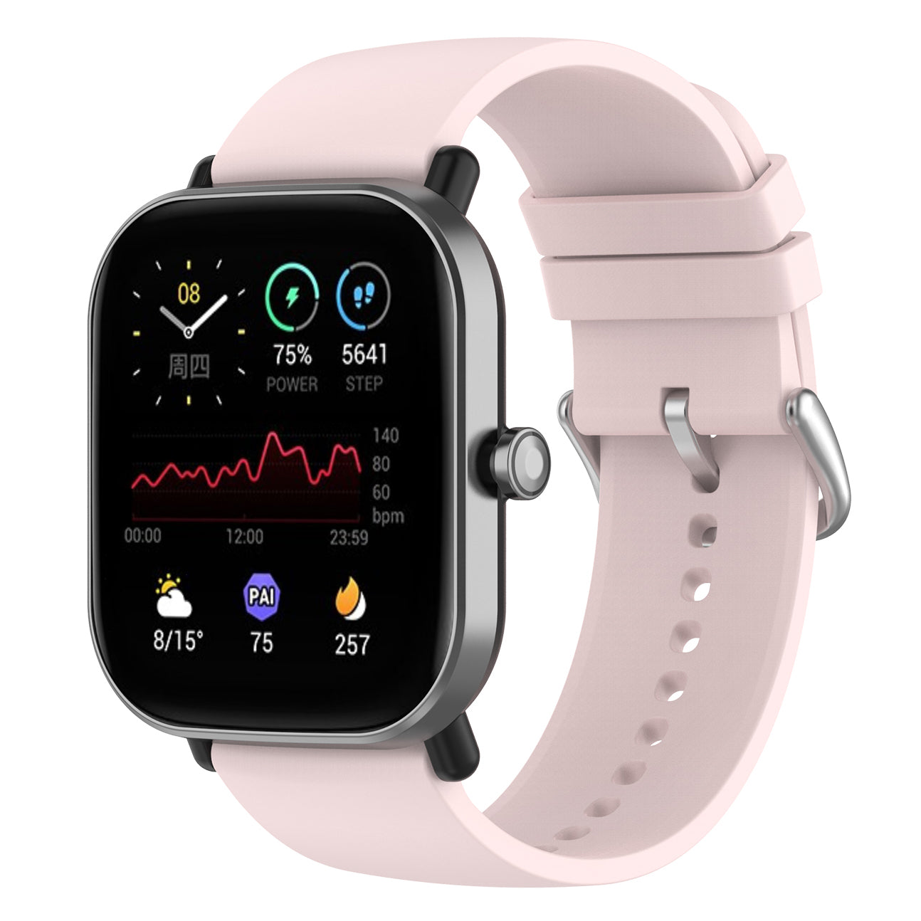 20mm Soft Silicone Smart Watch Band Replacement Adjustable Watch Straps for Huami Amazfit GTS 3