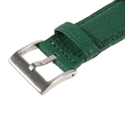 22mm Litchi Texture Genuine Leather Watch Band Adjustable Replacement Bracelet for Samsung Gear S3 Classic /Gear S3 Frontier/Galaxy Watch 46mm