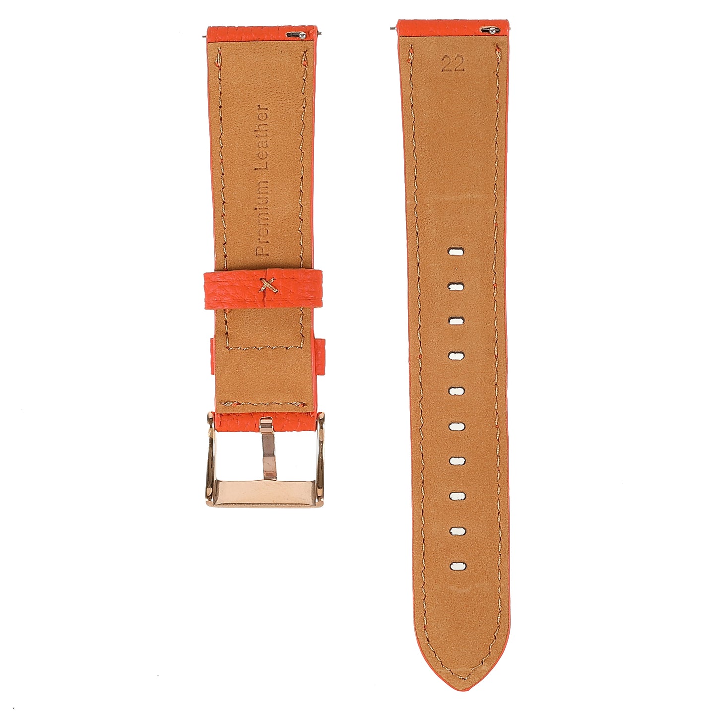 22mm Litchi Texture Genuine Leather Watch Band Adjustable Replacement Bracelet for Samsung Gear S3 Classic /Gear S3 Frontier/Galaxy Watch 46mm