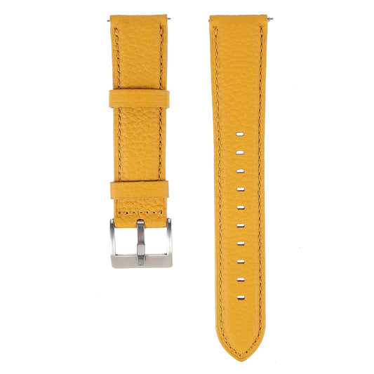 22mm Litchi Texture Genuine Leather Watch Band Adjustable Replacement Bracelet for Samsung Gear S3 Classic /Gear S3 Frontier/Galaxy Watch 46mm