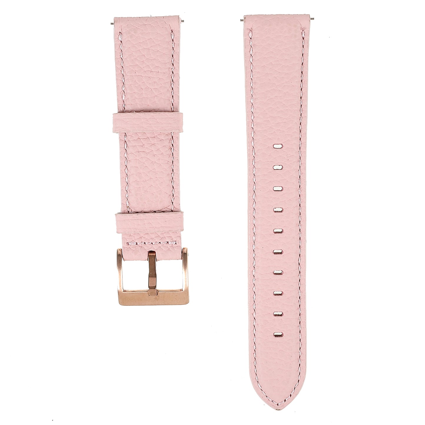 22mm Litchi Texture Genuine Leather Watch Band Adjustable Replacement Bracelet for Samsung Gear S3 Classic /Gear S3 Frontier/Galaxy Watch 46mm
