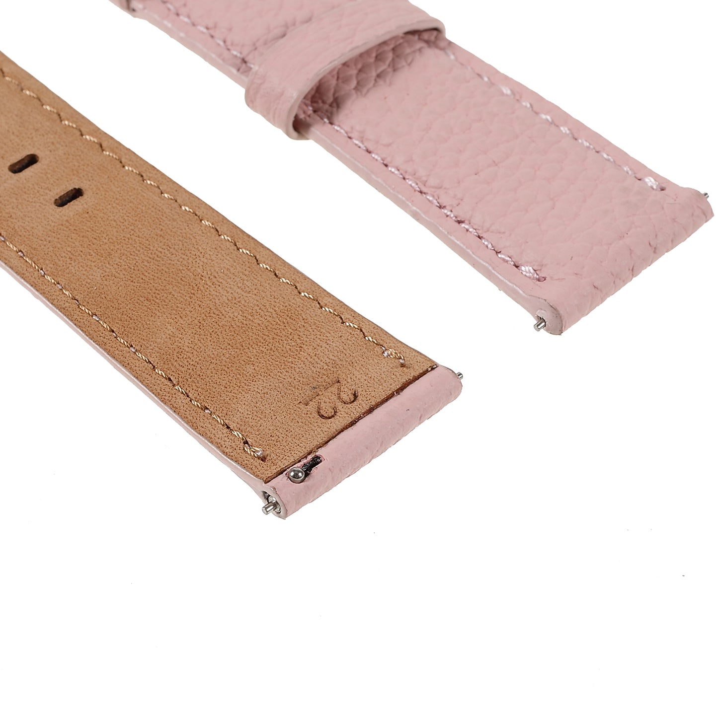 22mm Litchi Texture Genuine Leather Watch Band Adjustable Replacement Bracelet for Samsung Gear S3 Classic /Gear S3 Frontier/Galaxy Watch 46mm