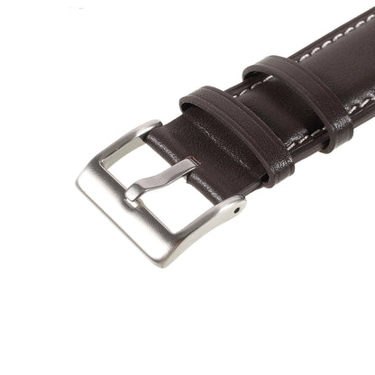 22mm Quick Release Genuine Leather Watch Band Adjustable Stitching Strap for Samsung Gear S3 Classic /Gear S3 Frontier/Galaxy Watch 46mm