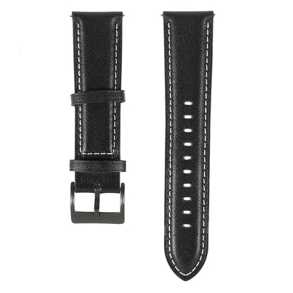 22mm Quick Release Genuine Leather Watch Band Adjustable Stitching Strap for Samsung Gear S3 Classic /Gear S3 Frontier/Galaxy Watch 46mm