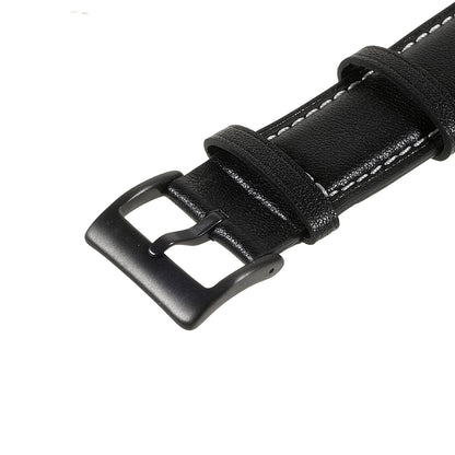 22mm Quick Release Genuine Leather Watch Band Adjustable Stitching Strap for Samsung Gear S3 Classic /Gear S3 Frontier/Galaxy Watch 46mm