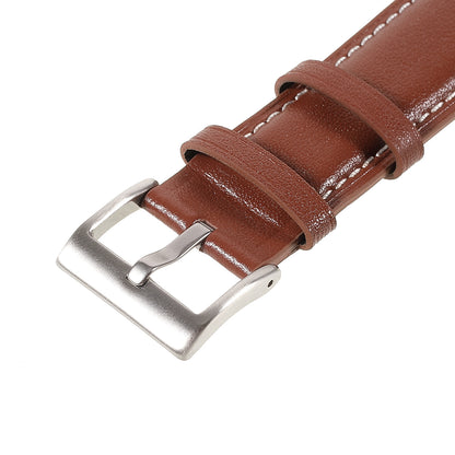 22mm Quick Release Genuine Leather Watch Band Adjustable Stitching Strap for Samsung Gear S3 Classic /Gear S3 Frontier/Galaxy Watch 46mm