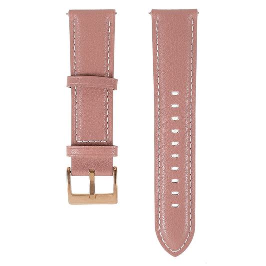 22mm Quick Release Genuine Leather Watch Band Adjustable Stitching Strap for Samsung Gear S3 Classic /Gear S3 Frontier/Galaxy Watch 46mm