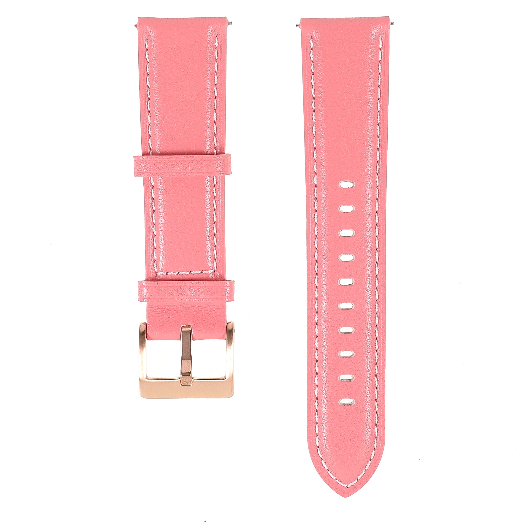 22mm Quick Release Genuine Leather Watch Band Adjustable Stitching Strap for Samsung Gear S3 Classic /Gear S3 Frontier/Galaxy Watch 46mm
