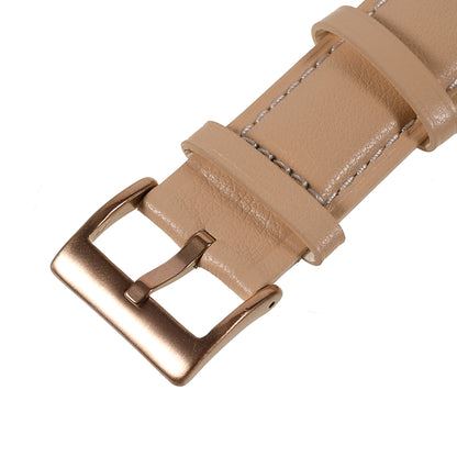 22mm Quick Release Genuine Leather Watch Band Adjustable Stitching Strap for Samsung Gear S3 Classic /Gear S3 Frontier/Galaxy Watch 46mm