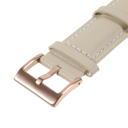 22mm Quick Release Genuine Leather Watch Band Adjustable Stitching Strap for Samsung Gear S3 Classic /Gear S3 Frontier/Galaxy Watch 46mm