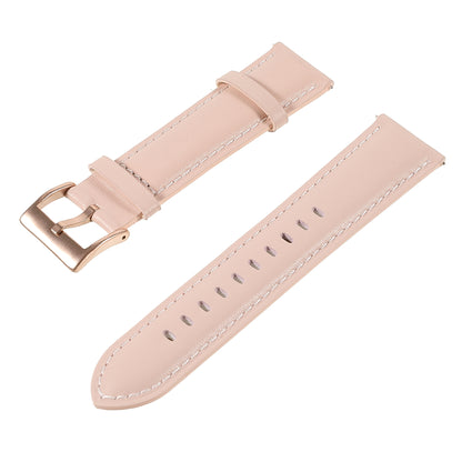 22mm Quick Release Genuine Leather Watch Band Adjustable Stitching Strap for Samsung Gear S3 Classic /Gear S3 Frontier/Galaxy Watch 46mm