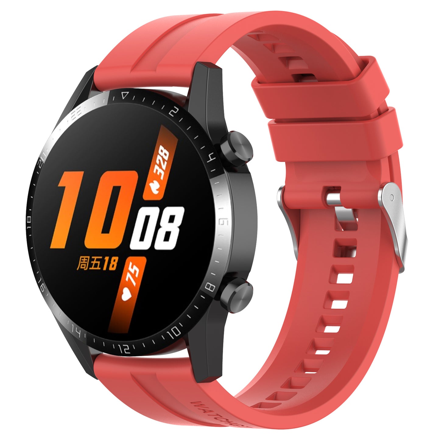 20mm Silicone Smart Watch Strap Adjustable Wristband Bracelet for Huawei Watch GT Runner/Watch GT3 42mm