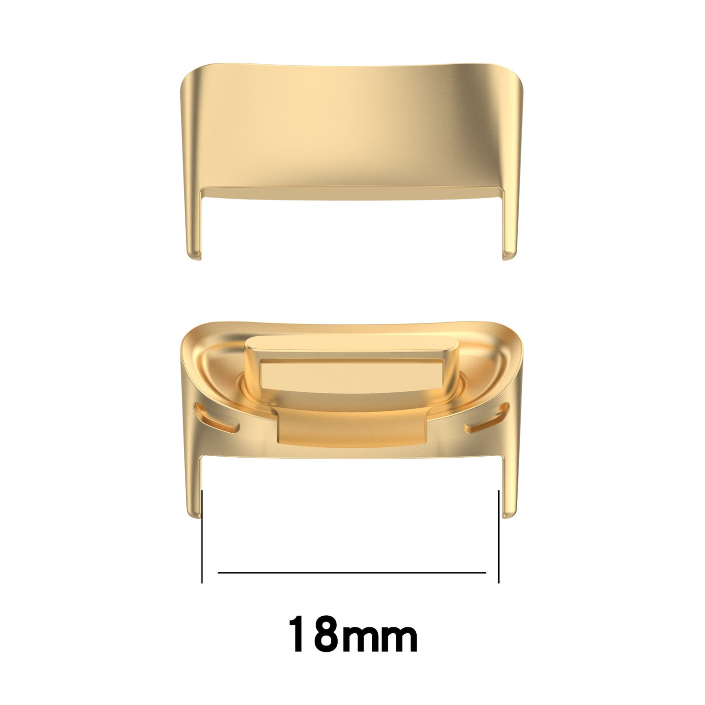 1 Pair Replacement Watch Strap Wrist Band Buckle Metal Connectors for Fitbit Charge 5
