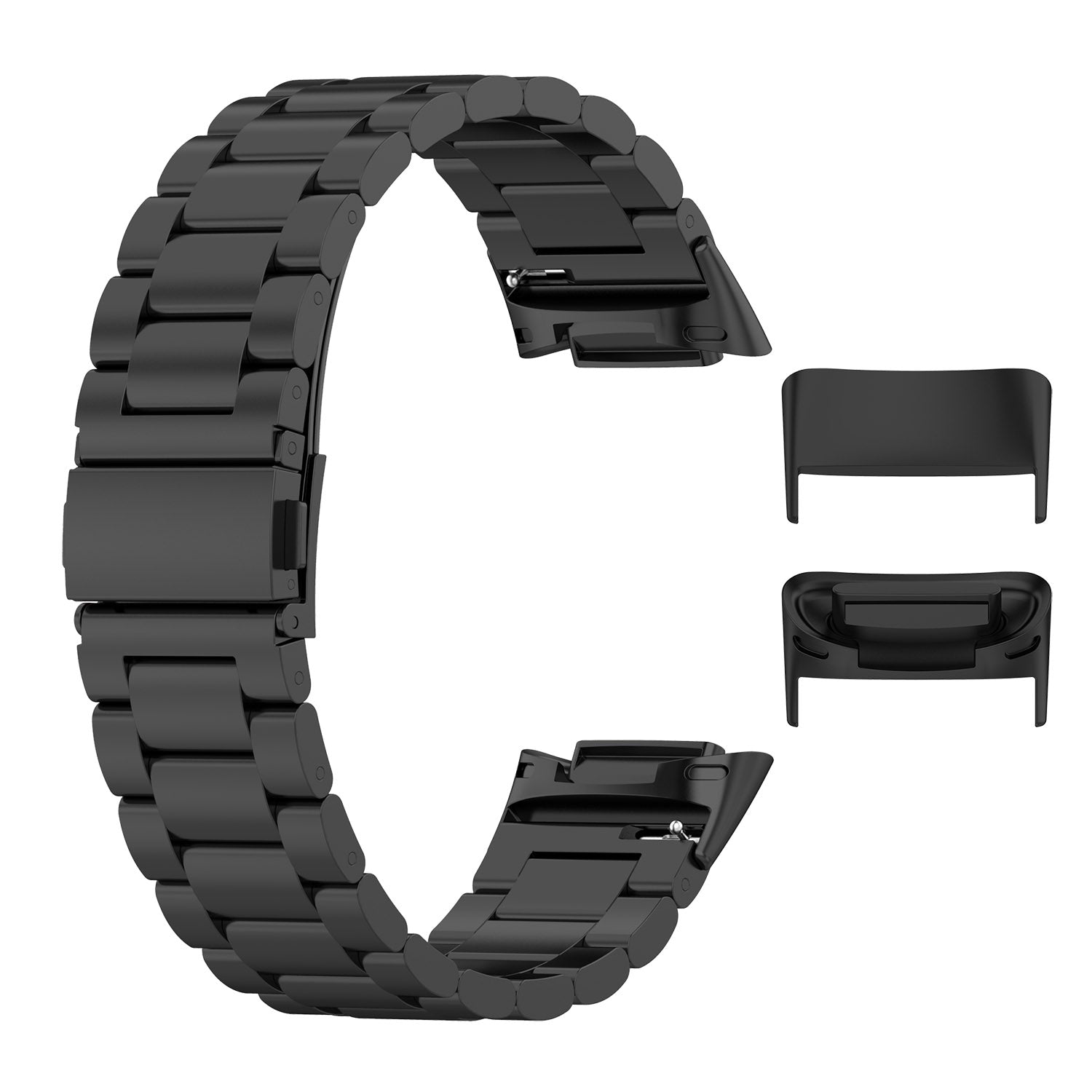1 Pair Replacement Watch Strap Wrist Band Buckle Metal Connectors for Fitbit Charge 5
