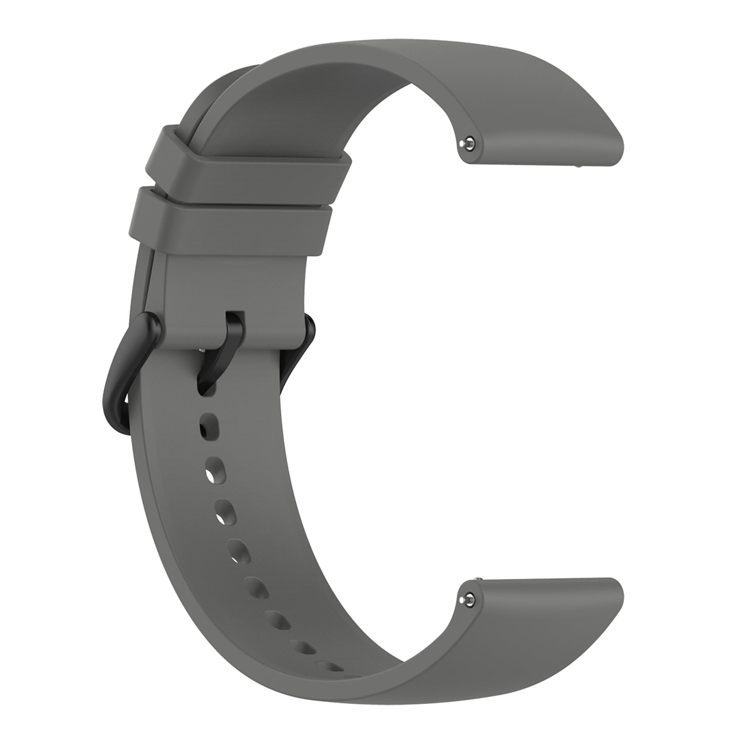 22mm Silicone Watch Strap Soft Wristband with Buckle for Samsung Galaxy Watch3 45mm/Active/Huawei Watch 3