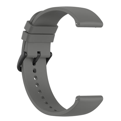 22mm Silicone Watch Strap Soft Wristband with Buckle for Samsung Galaxy Watch3 45mm/Active/Huawei Watch 3