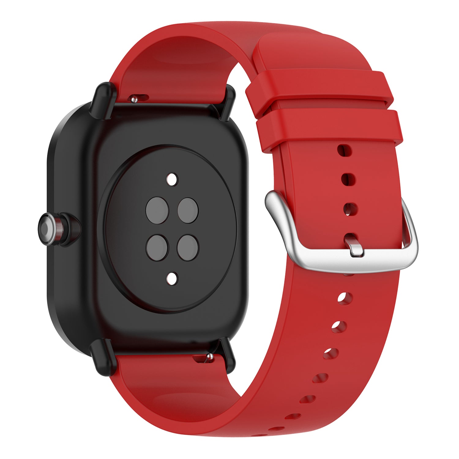 22mm Silicone Watch Strap Soft Wristband with Buckle for Samsung Galaxy Watch3 45mm/Active/Huawei Watch 3