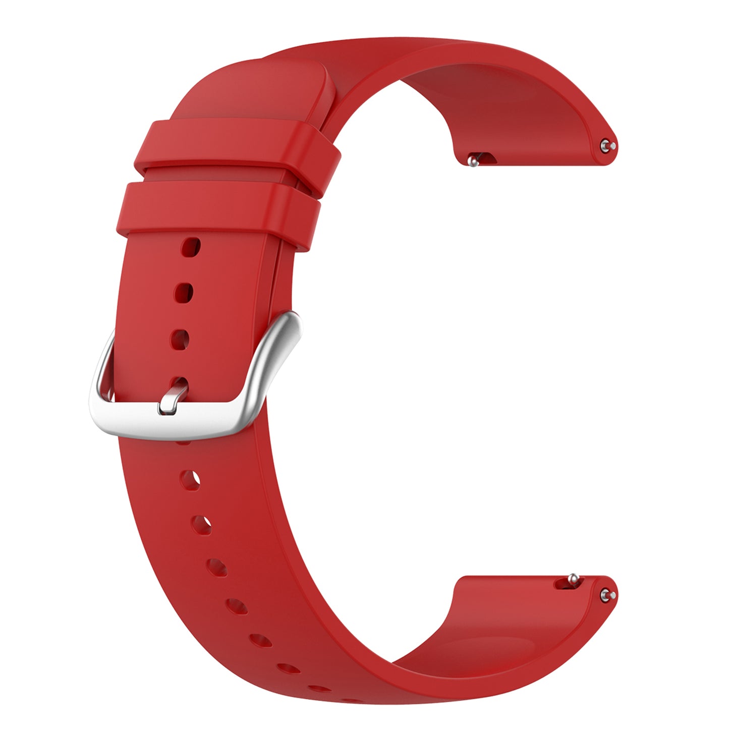 22mm Silicone Watch Strap Soft Wristband with Buckle for Samsung Galaxy Watch3 45mm/Active/Huawei Watch 3
