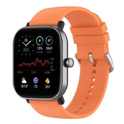 22mm Silicone Watch Strap Soft Wristband with Buckle for Samsung Galaxy Watch3 45mm/Active/Huawei Watch 3