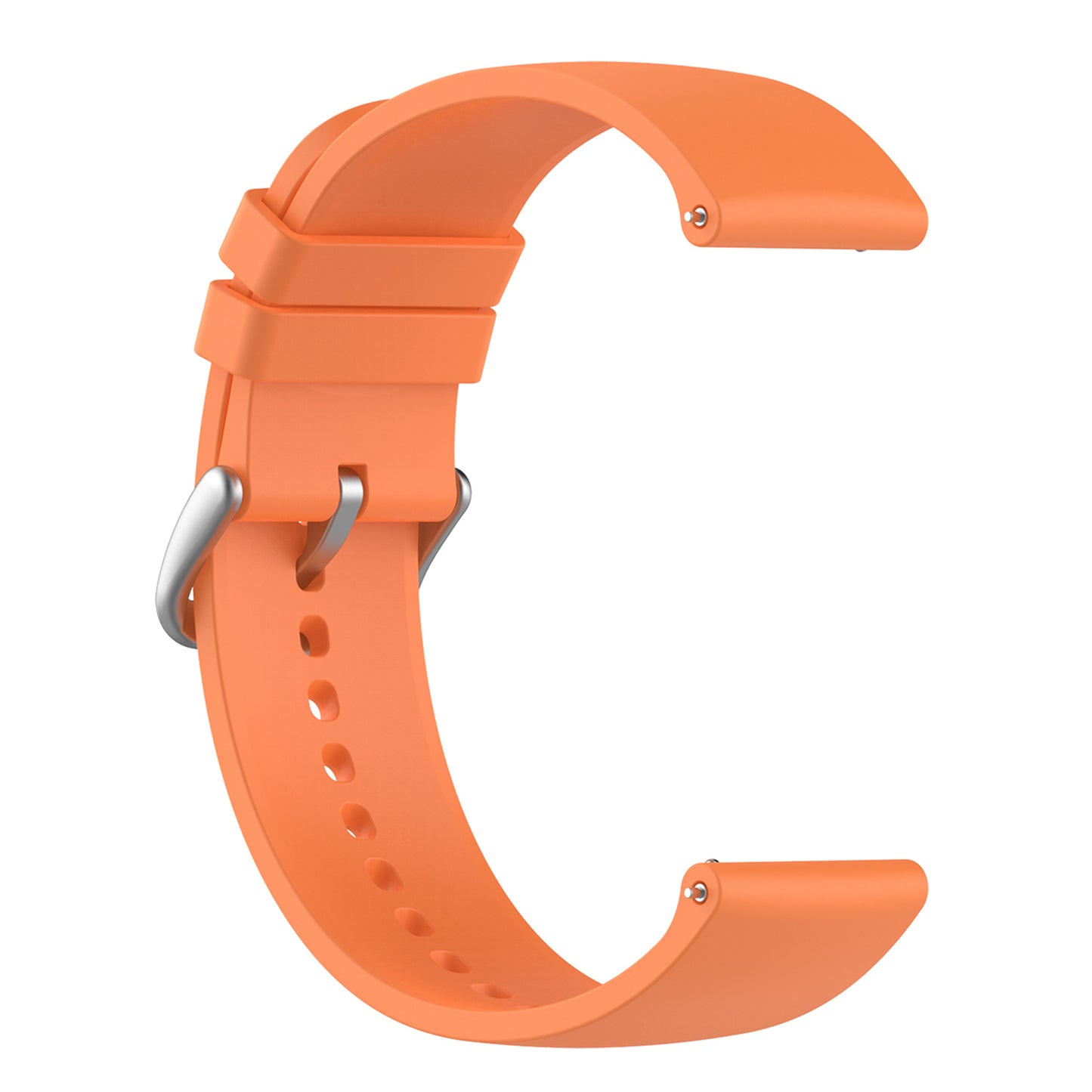 22mm Silicone Watch Strap Soft Wristband with Buckle for Samsung Galaxy Watch3 45mm/Active/Huawei Watch 3