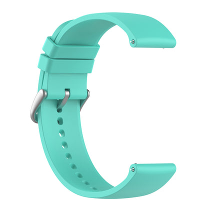 22mm Silicone Watch Strap Soft Wristband with Buckle for Samsung Galaxy Watch3 45mm/Active/Huawei Watch 3