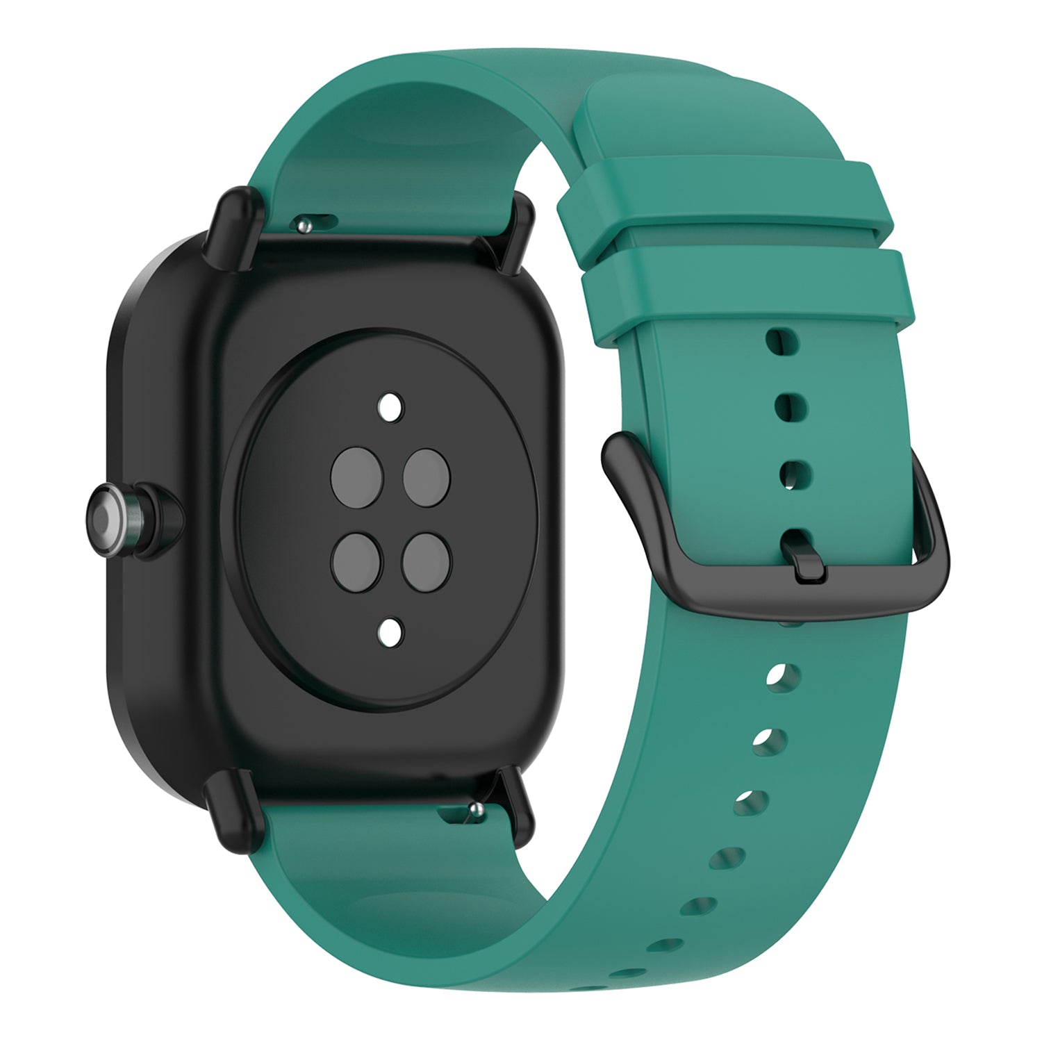 22mm Silicone Watch Strap Soft Wristband with Buckle for Samsung Galaxy Watch3 45mm/Active/Huawei Watch 3