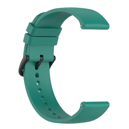 22mm Silicone Watch Strap Soft Wristband with Buckle for Samsung Galaxy Watch3 45mm/Active/Huawei Watch 3