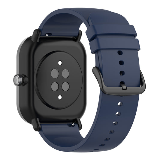 22mm Silicone Watch Strap Soft Wristband with Buckle for Samsung Galaxy Watch3 45mm/Active/Huawei Watch 3