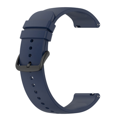 22mm Silicone Watch Strap Soft Wristband with Buckle for Samsung Galaxy Watch3 45mm/Active/Huawei Watch 3