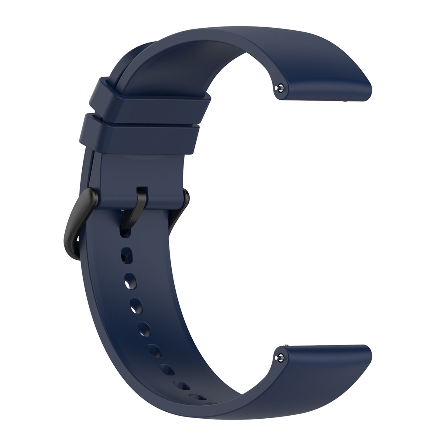 22mm Silicone Watch Strap Soft Wristband with Buckle for Samsung Galaxy Watch3 45mm/Active/Huawei Watch 3