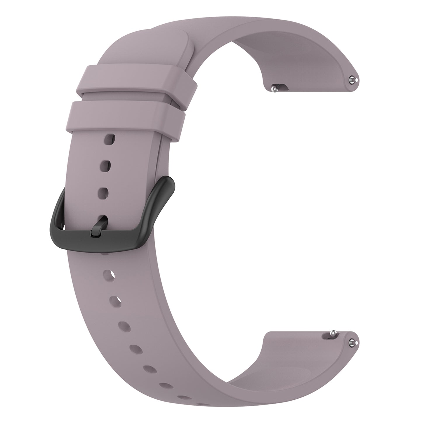 22mm Silicone Watch Strap Soft Wristband with Buckle for Samsung Galaxy Watch3 45mm/Active/Huawei Watch 3