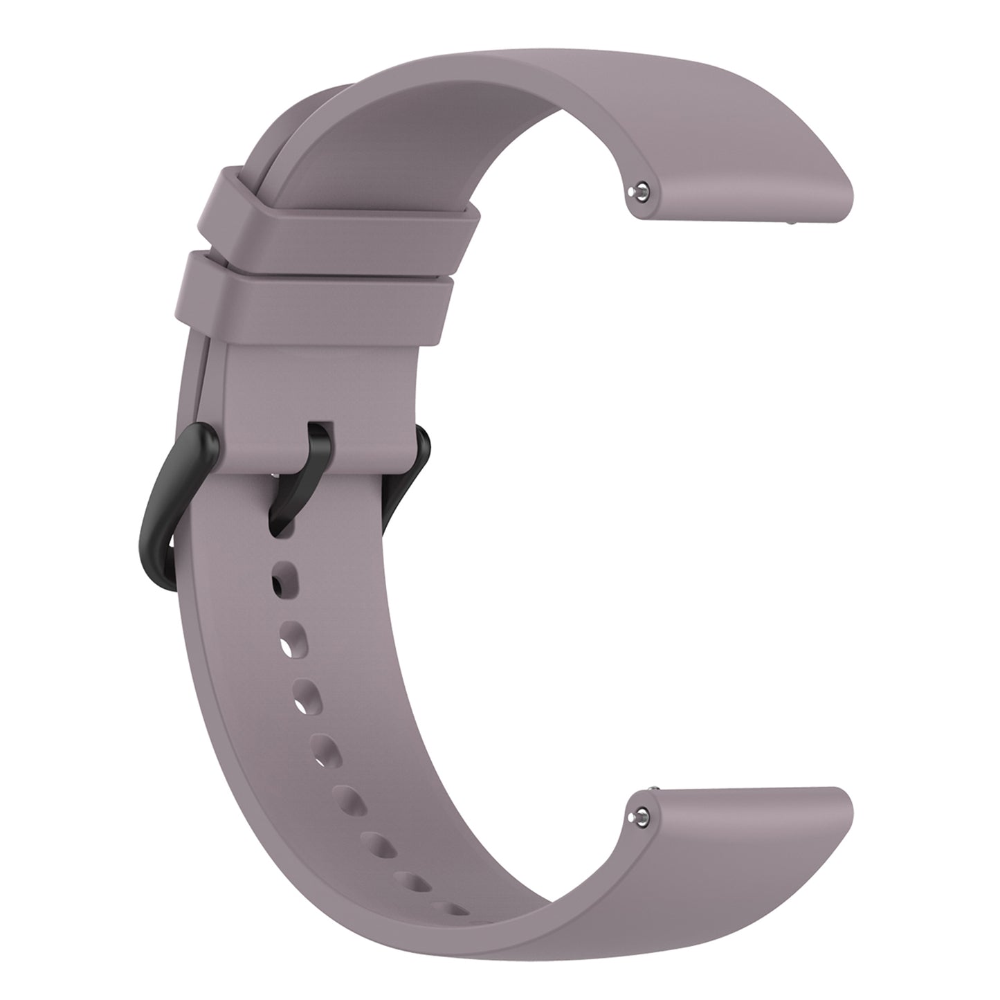 22mm Silicone Watch Strap Soft Wristband with Buckle for Samsung Galaxy Watch3 45mm/Active/Huawei Watch 3