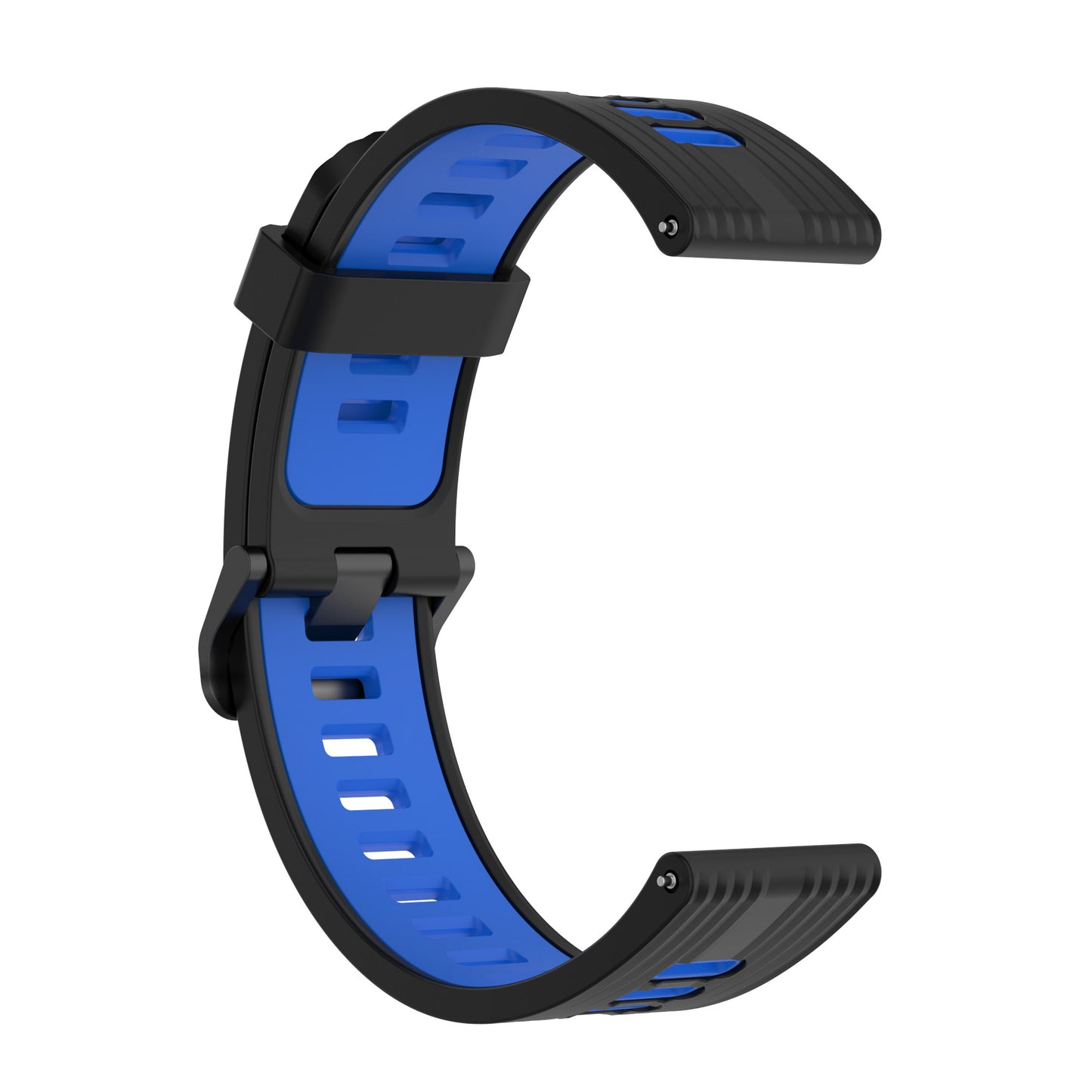 22mm Silicone Watch Strap Soft Wristband with Buckle for Samsung Galaxy Watch 3 45mm R840/Gear S3/Huawei Watch GT 2e/GT3 46mm/GT Runner