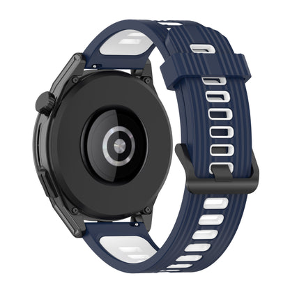22mm Silicone Watch Strap Soft Wristband with Buckle for Samsung Galaxy Watch 3 45mm R840/Gear S3/Huawei Watch GT 2e/GT3 46mm/GT Runner