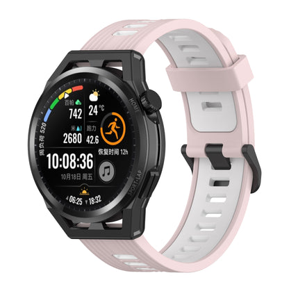 22mm Silicone Watch Strap Soft Wristband with Buckle for Samsung Galaxy Watch 3 45mm R840/Gear S3/Huawei Watch GT 2e/GT3 46mm/GT Runner