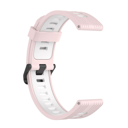 22mm Silicone Watch Strap Soft Wristband with Buckle for Samsung Galaxy Watch 3 45mm R840/Gear S3/Huawei Watch GT 2e/GT3 46mm/GT Runner