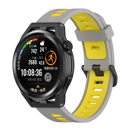 22mm Silicone Watch Strap Soft Wristband with Buckle for Samsung Galaxy Watch 3 45mm R840/Gear S3/Huawei Watch GT 2e/GT3 46mm/GT Runner