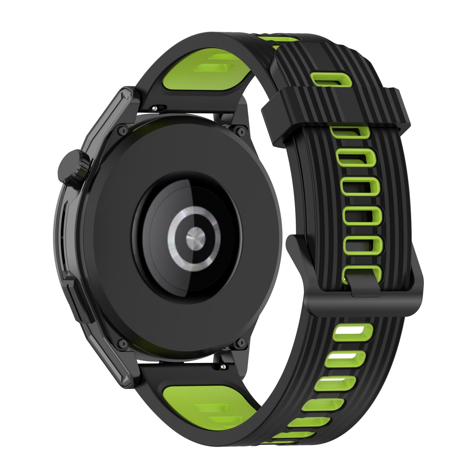 22mm Silicone Watch Strap Soft Wristband with Buckle for Samsung Galaxy Watch 3 45mm R840/Gear S3/Huawei Watch GT 2e/GT3 46mm/GT Runner